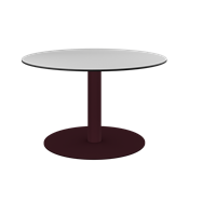 Burgundy Halo Coffee Table